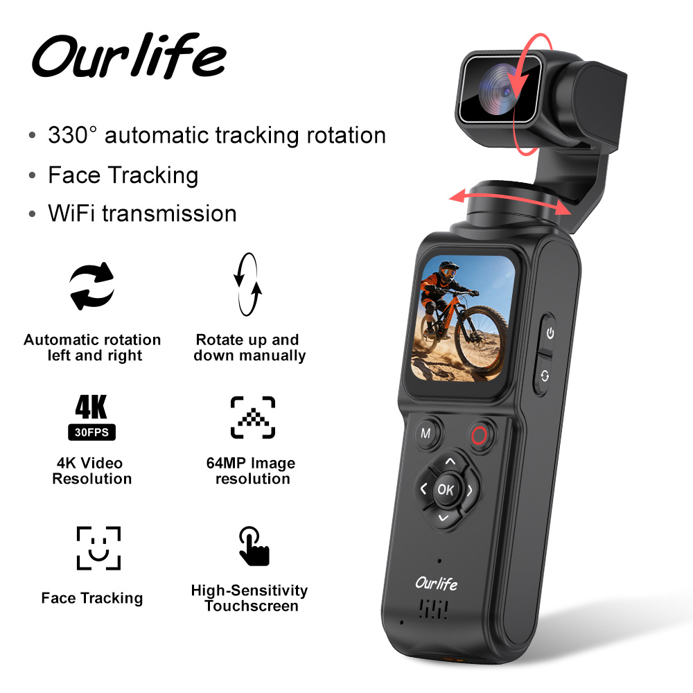 Runcam Camera - كاميرا أكشن أورلايف 4K 330 °