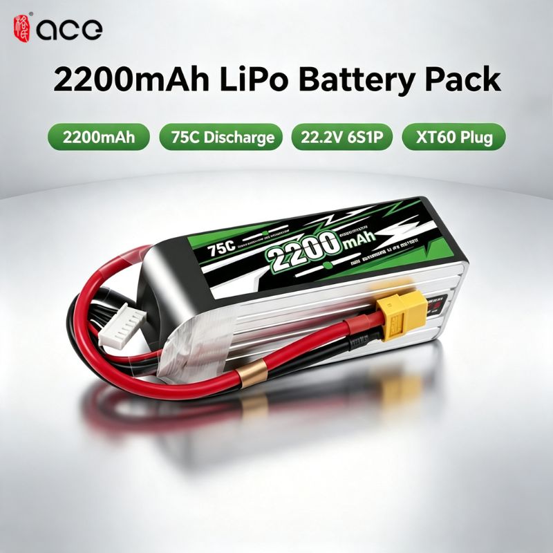 Lipo Battery 6S - بطارية ليثيوم بوليمر جديدة Gens ACE