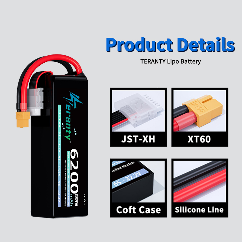 بطارية ليثيوم بوليمر TERANTY 6 - مراجعة Lipo Battery 6S وسعره