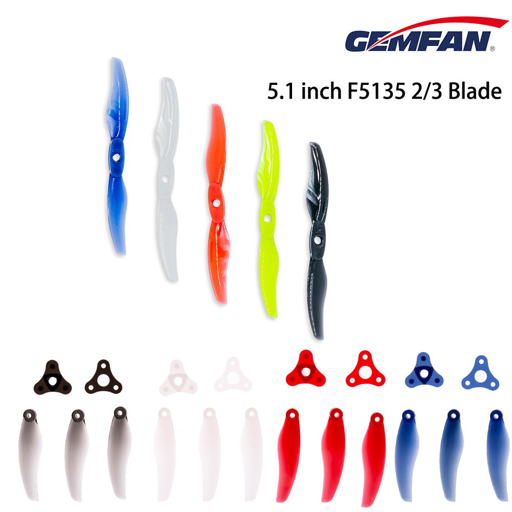 4 أزواج من مراوح GEMFAN Floppy - مراجعة 5 Inch Propeller وسعره