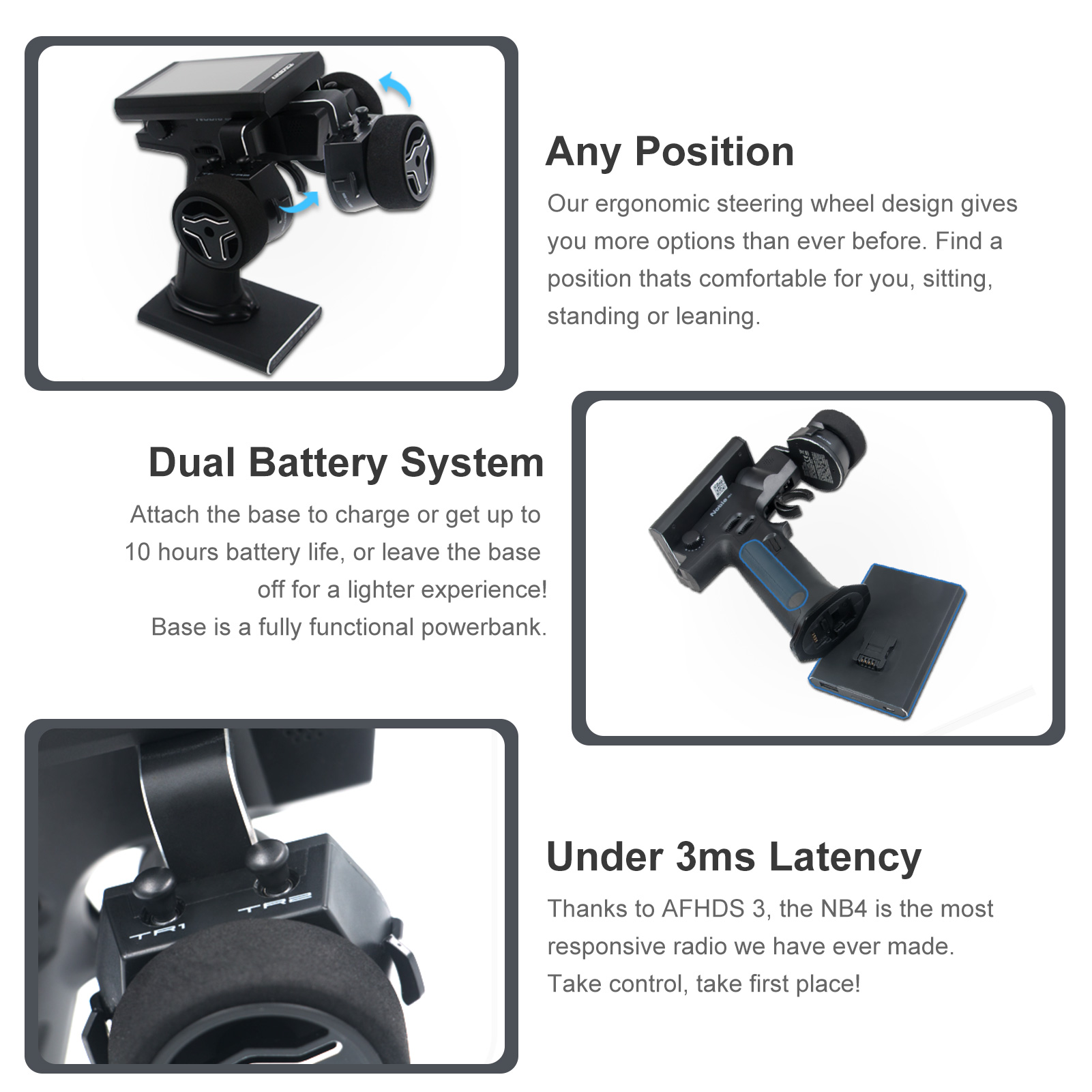 Flysky Noble NB4 + 2.4G 8CH جه - مراجعة Flysky Transmitter وسعره
