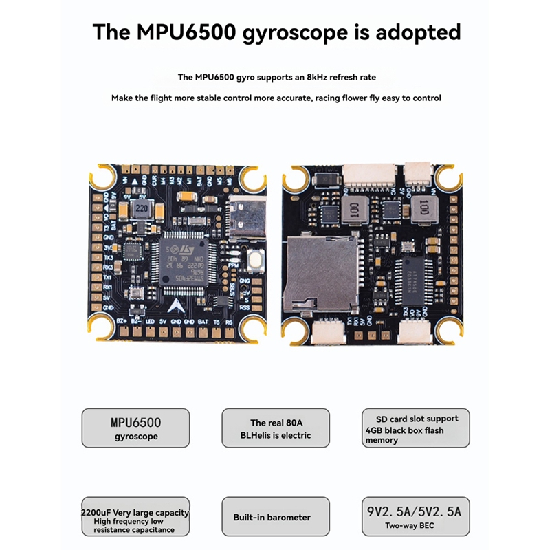 80A + F405/F722 STACK لطائرة ب - مراجعة F405 Flight Controller وسعره