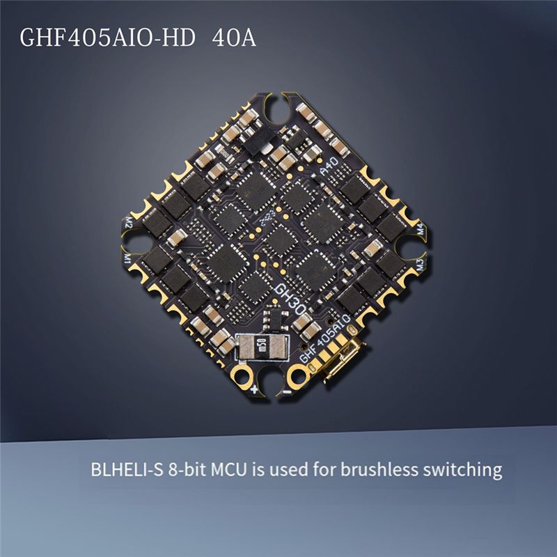 ABTI-GHF405AIO-HD 40A وحدة تحك - مراجعة F405 Flight Controller وسعره