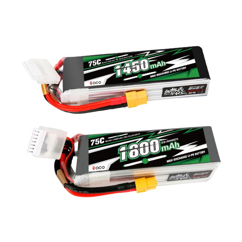 قطعتان من بطارية Gens ACE ليثي - مراجعة Lipo Battery 6S وسعره