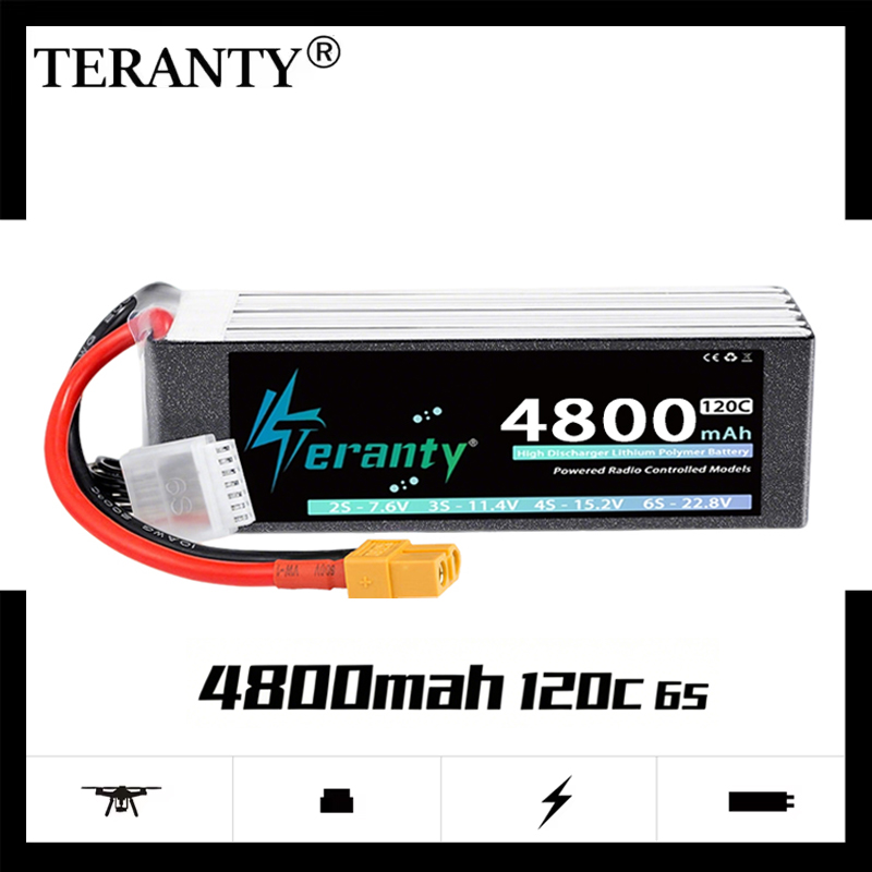 بطارية ليثيوم بوليمر TERANTY 6 - مراجعة Lipo Battery 6S وسعره