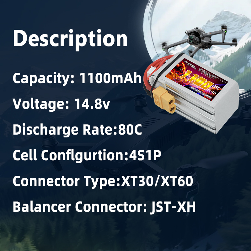 بطارية ليثيوم بوليمر TERANTY 4 - مراجعة Lipo Battery 4S وسعره