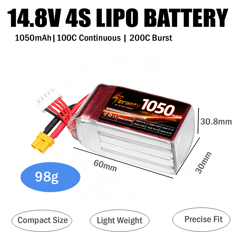 2 قطعة بطارية ليثيوم بوليمر 10 - مراجعة Lipo Battery 4S وسعره