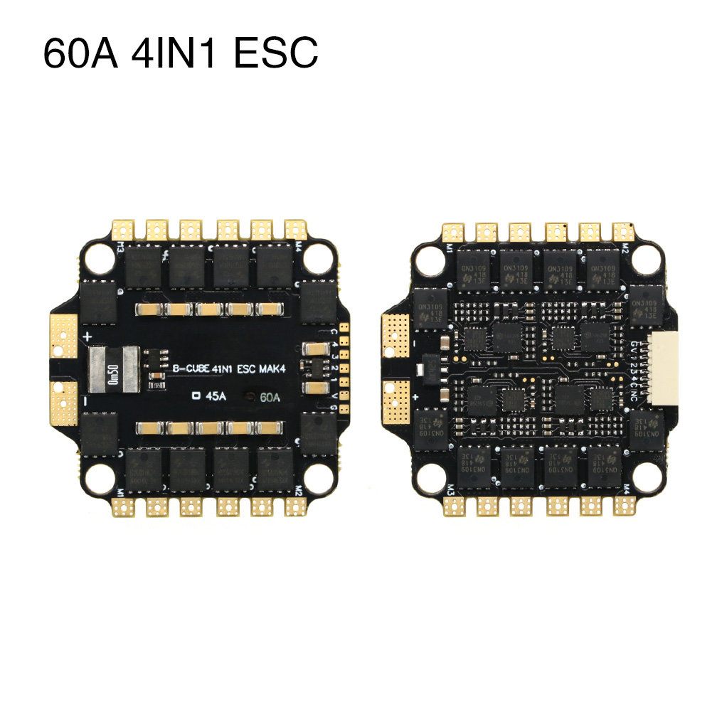 UAngel 4IN1 45A 60A ESC BLHELI - مراجعة Lipo Battery 6S وسعره