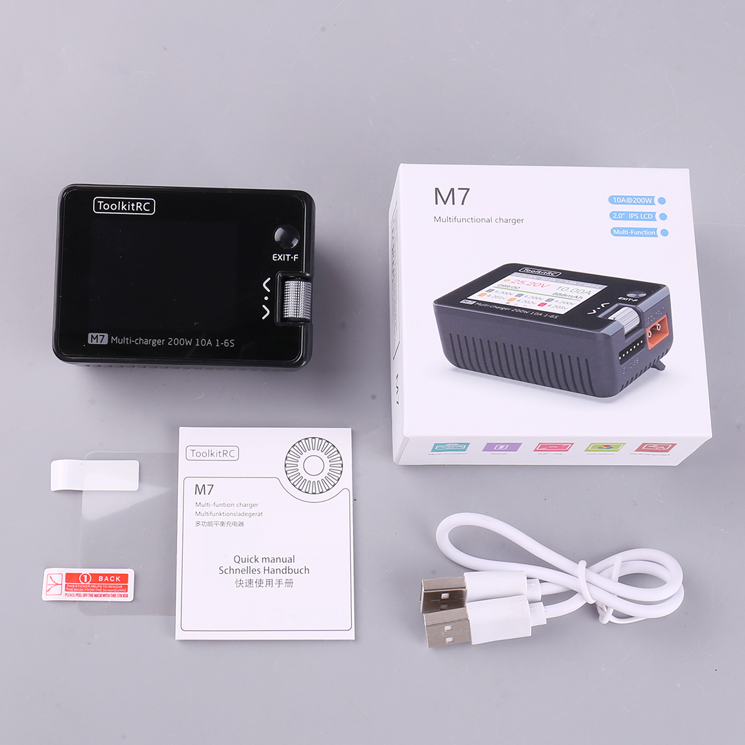 شاحن ومشحّن توازن ToolkitRC M7 - مراجعة Lipo Battery 6S وسعره
