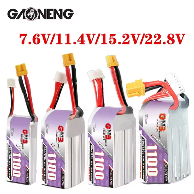 GNB 1100mAh 2S 3S 4S 6S 60C/12 - مراجعة Lipo Battery 4S وسعره