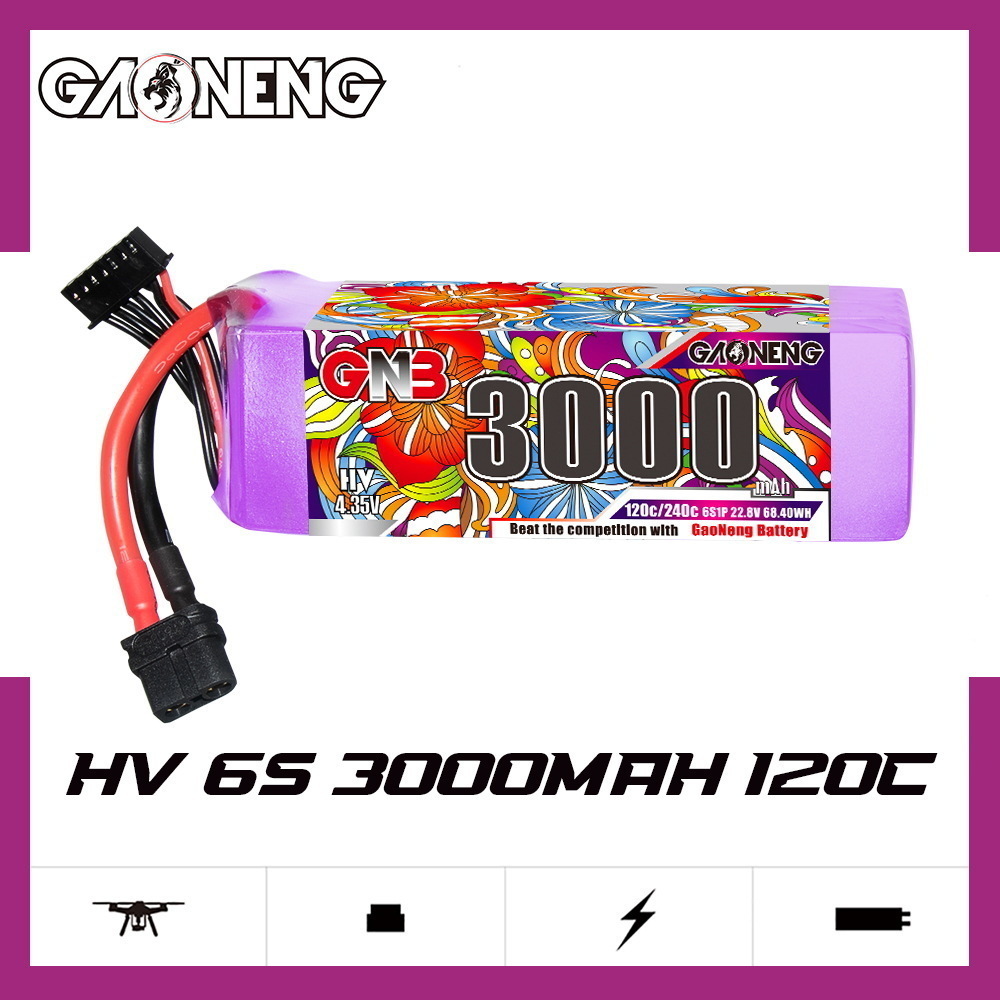 GNB يبو بطارية 6S 22.8 فولت 30 - مراجعة Lipo Battery 6S وسعره