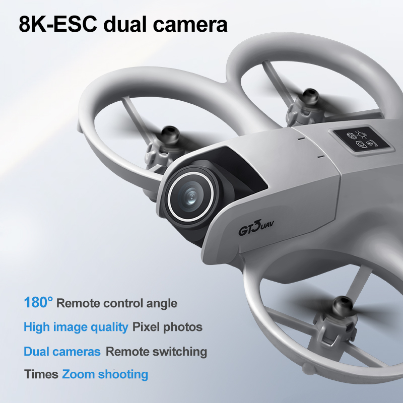 GT3 جديد مع شاشة صغيرة بدون طي - مراجعة Mini Drone وسعره